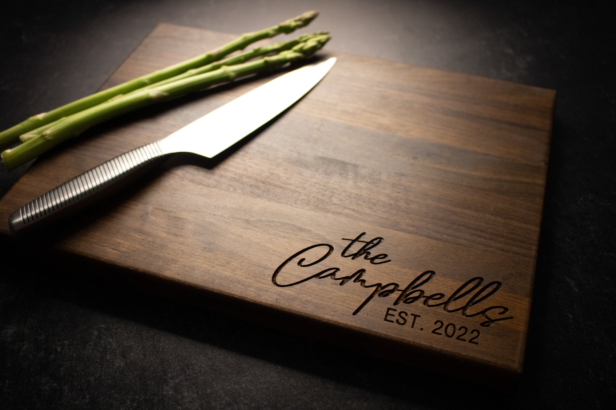 Personalized Cutting Board, Maple, Family Name