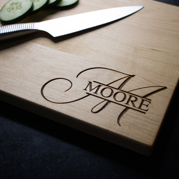 Personalized Wedding Gift, Engraved Wedding Cutting Board, Custom Name and  Date – VividEditions