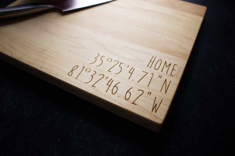 Home Is Where My Family Is - Word - Wooden Engraved - Cutting Board